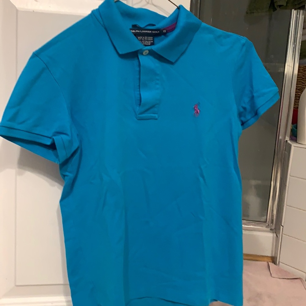 Turquoise Polo Womens Golf shirt XS